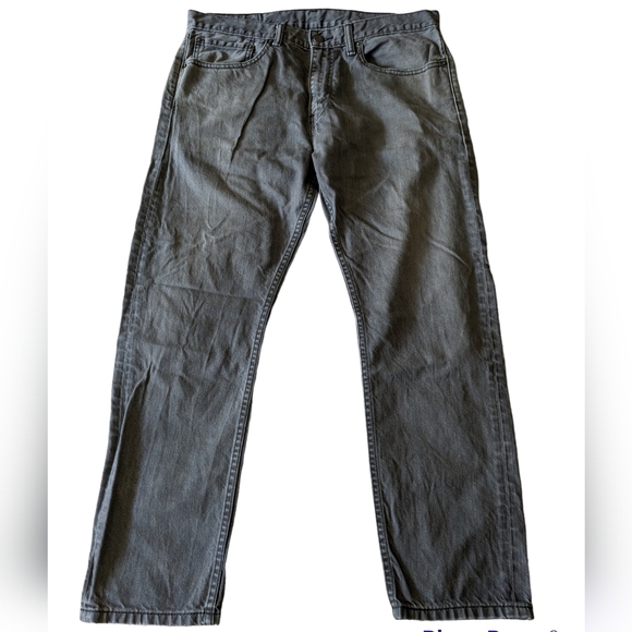 Men's Gray Levi's 508 regular tapered fit denim jean - Picture 1 of 5